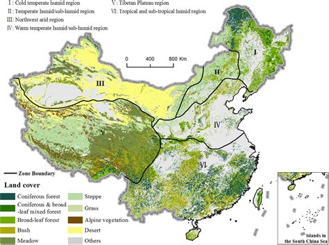 china land area covered